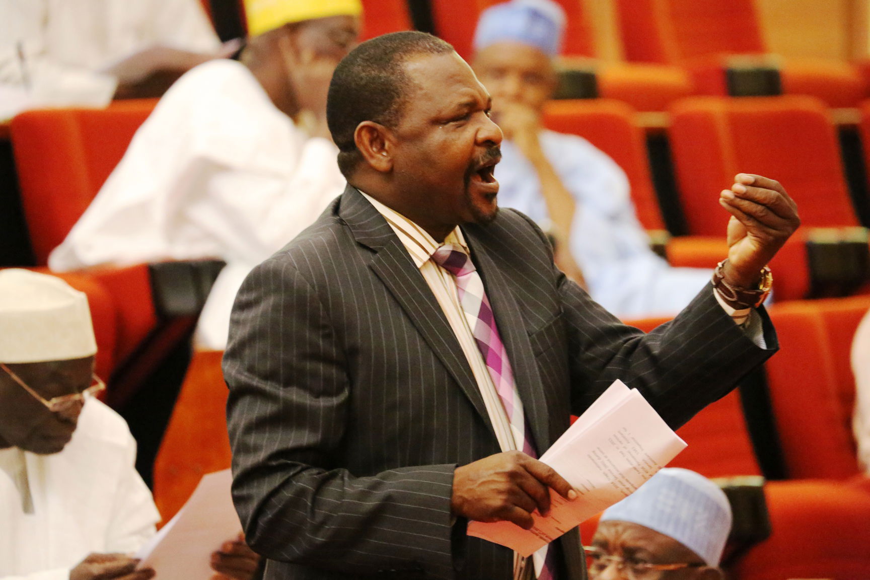 Sen. Abdul Ningi at Senate plenary