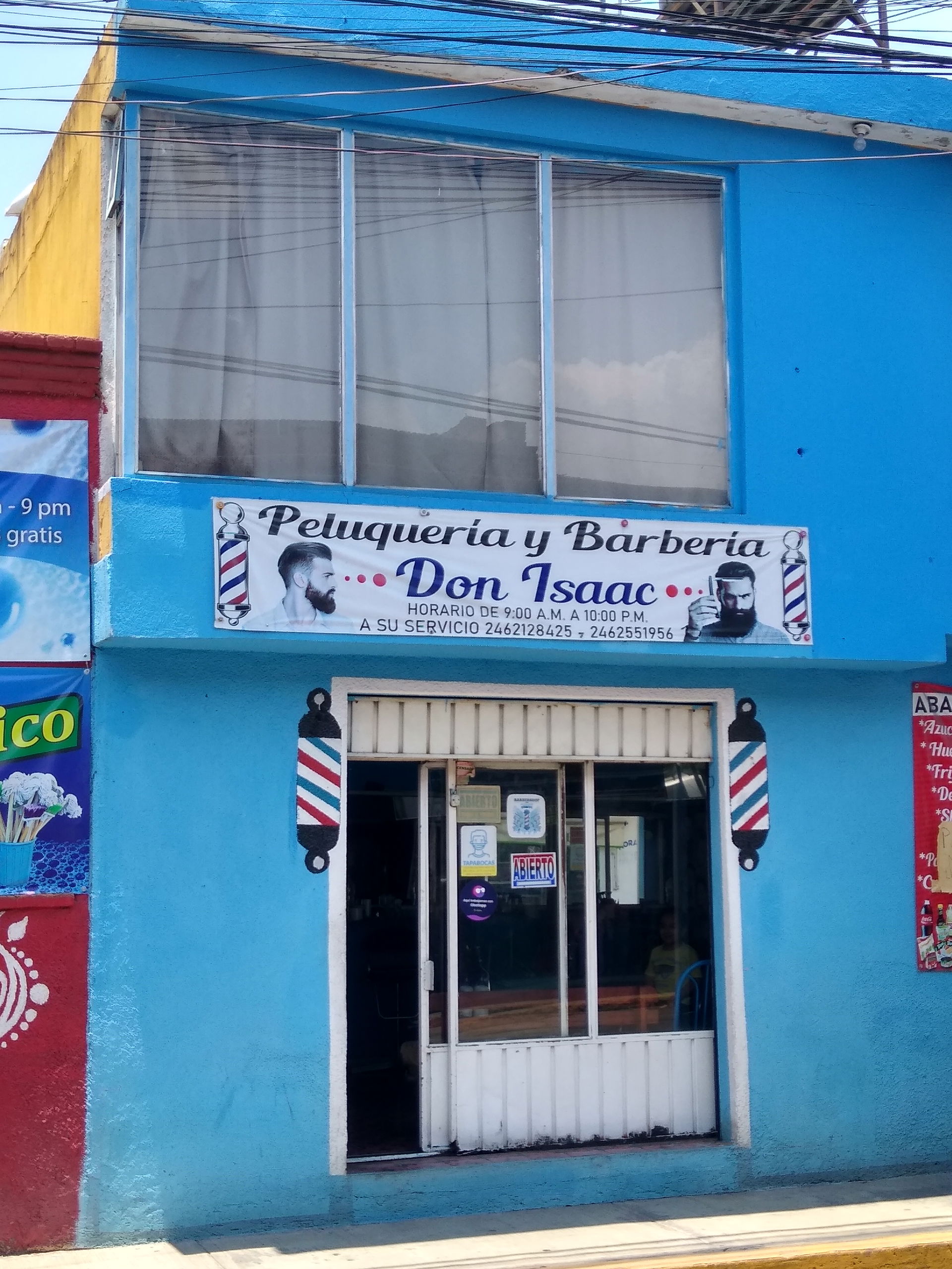Peluquería y Barbería "Don Isaac" en Zacatelco, Tlaxcala