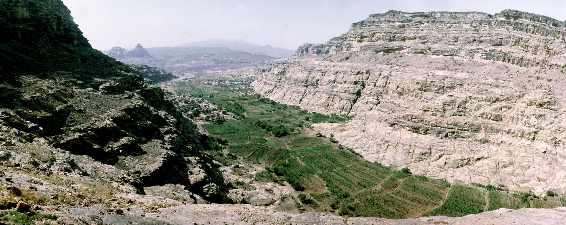 Landscape of Al Mahwit Governorate, Yemen