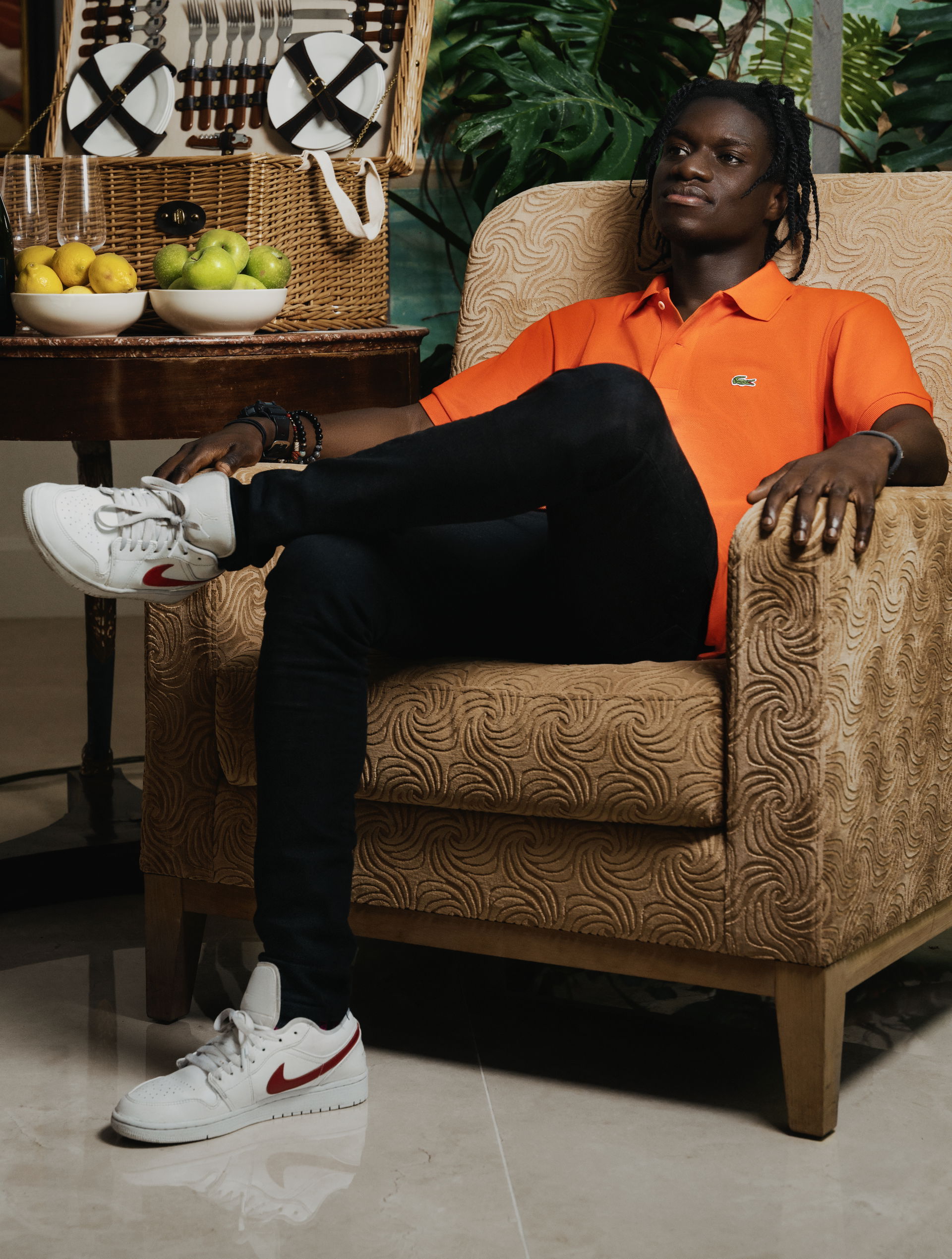 Salif Gueye photographié par Gil Zetbase à Cannes en 2020
