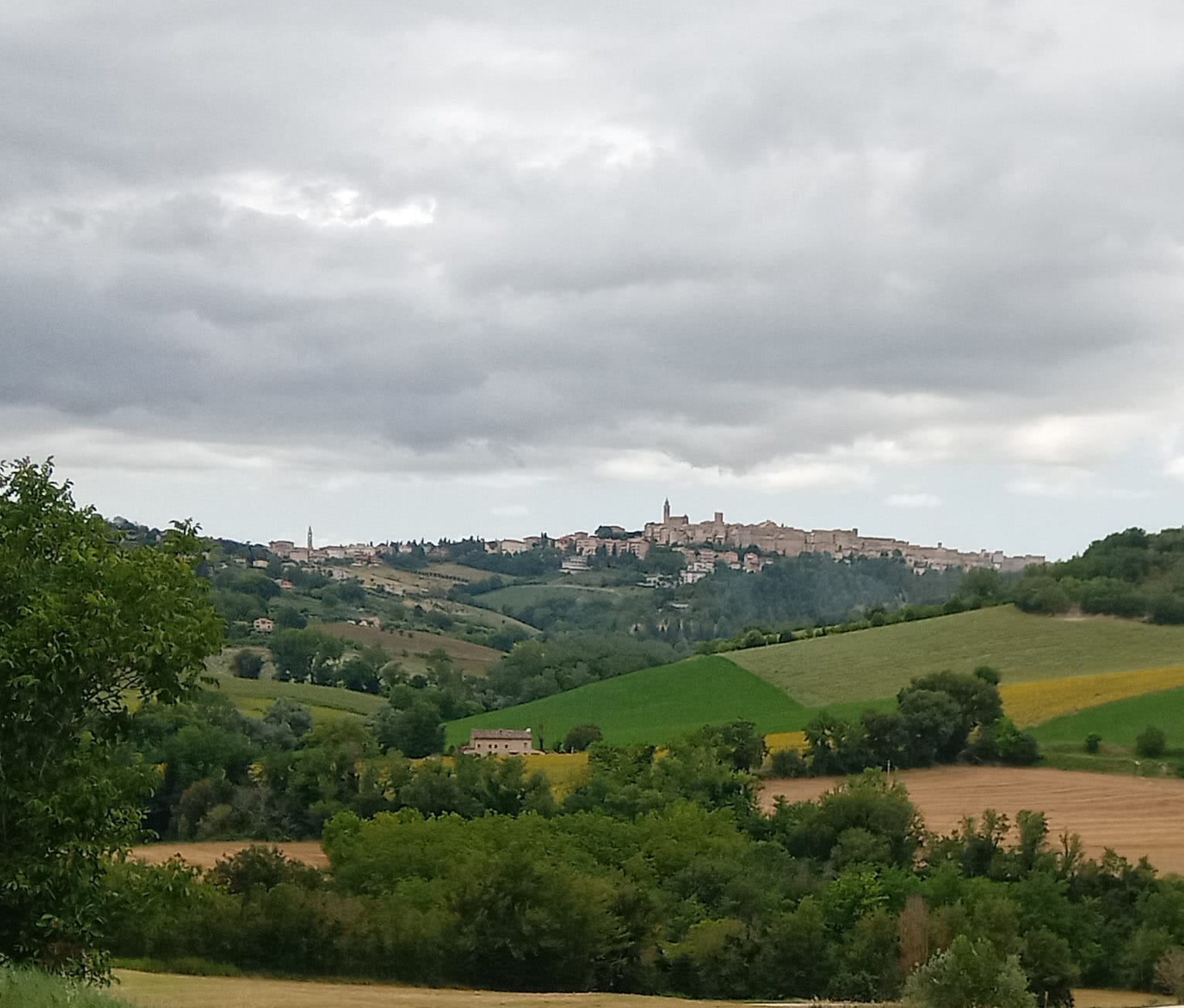 Panorama di Mogliano, 2020, provincia di Macerata