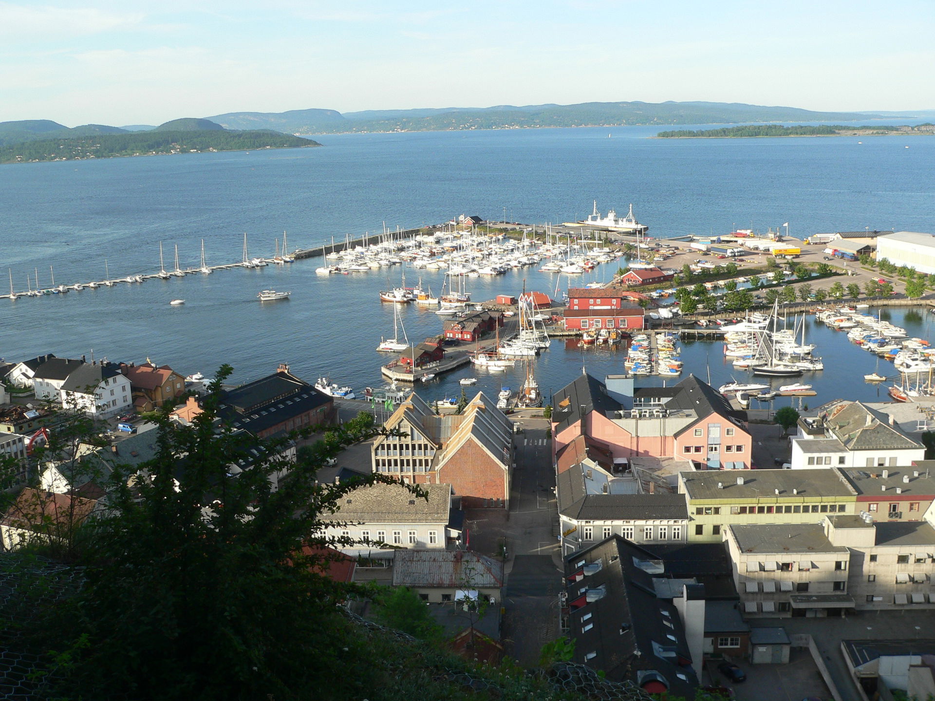 View of Holmestrand, Norway. June 2006