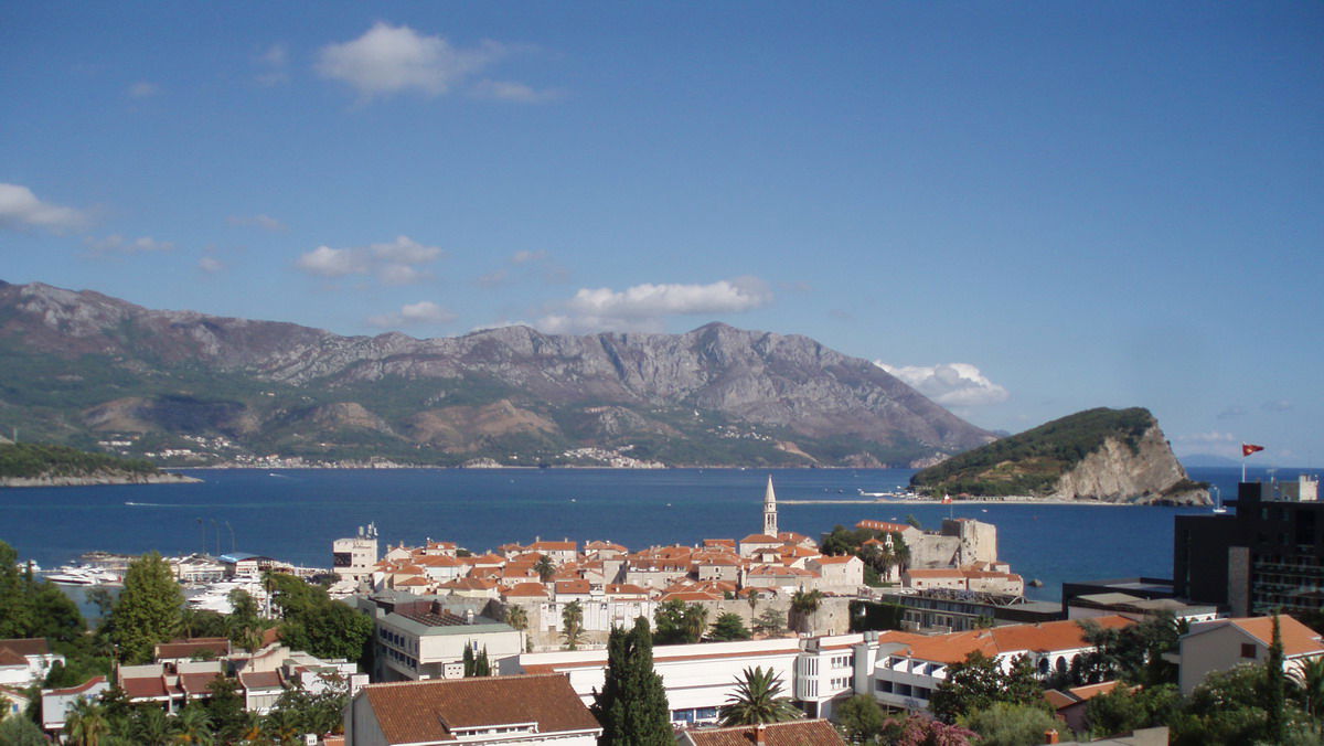 Budva, view from Gospoština.