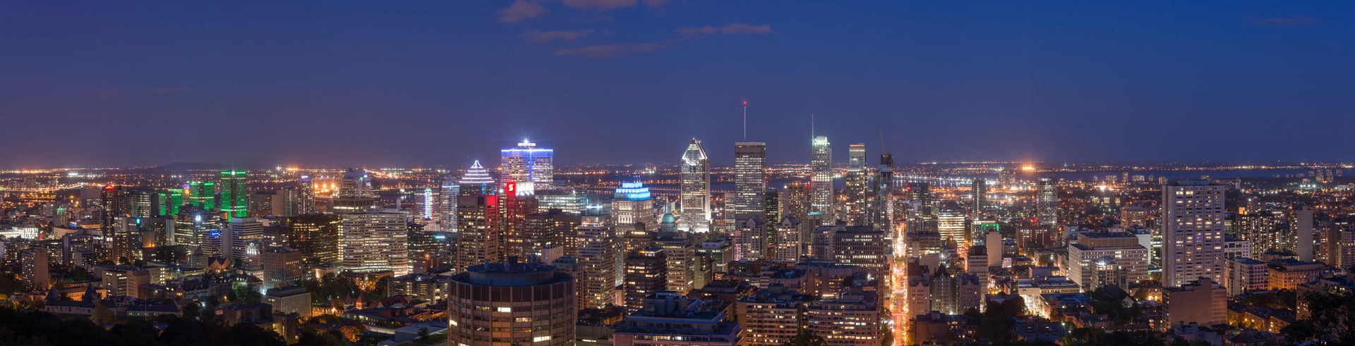 Montreal seen from Mount Royal.