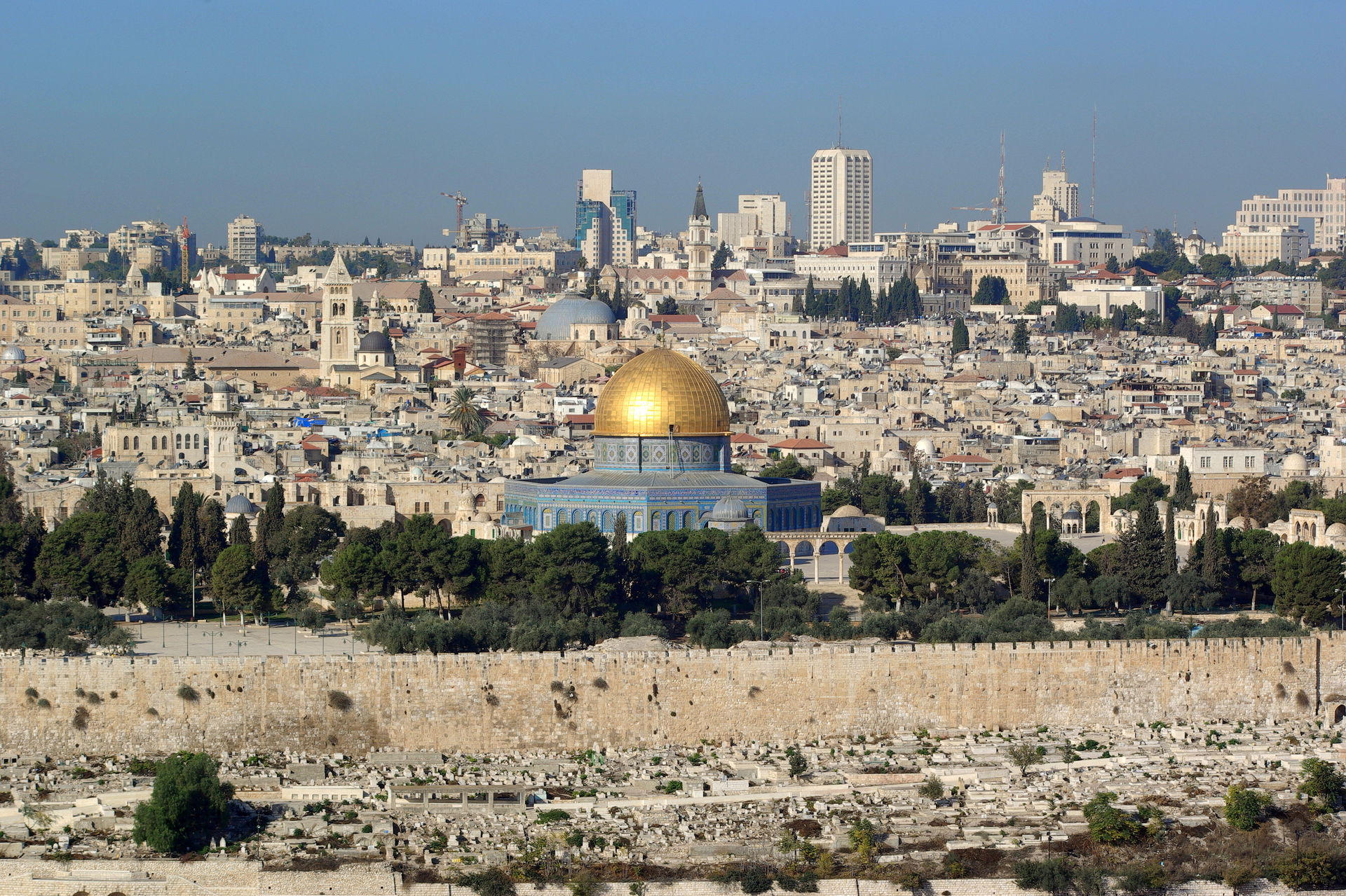 Jerusalem, Dome of the Rock, Church of the Holy Sepulcher in th…