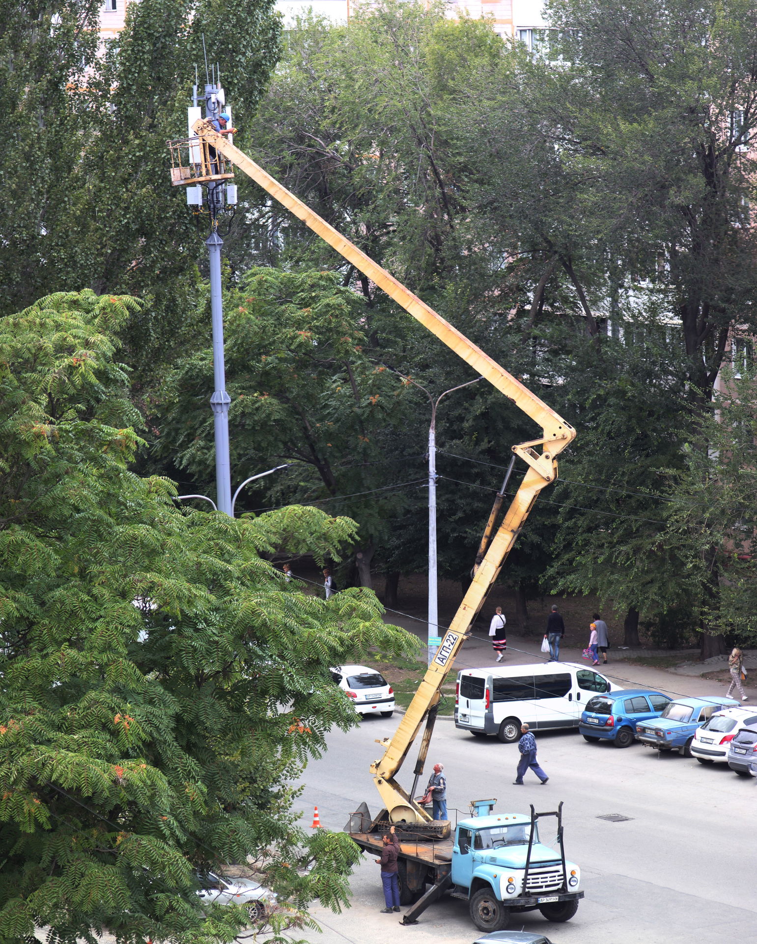 Установка и настройка вышки 5G в Шевченковском районе