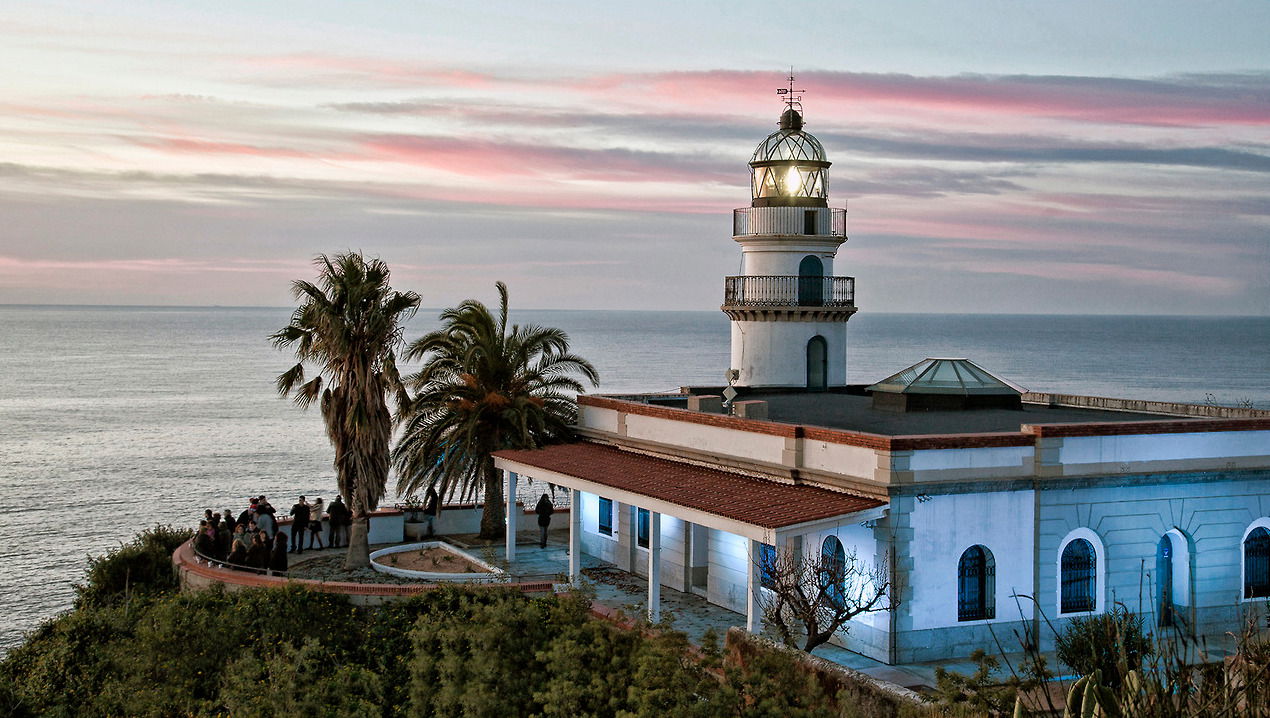 Calella's lighthouse from the XIX century.