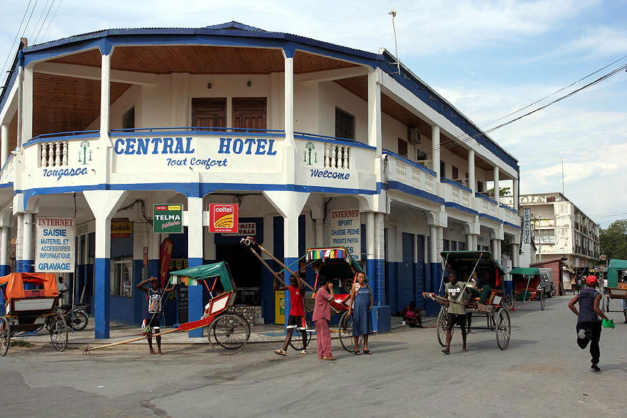 The city centre of Toliara (Tuléar), Madagascar, as of 2007.