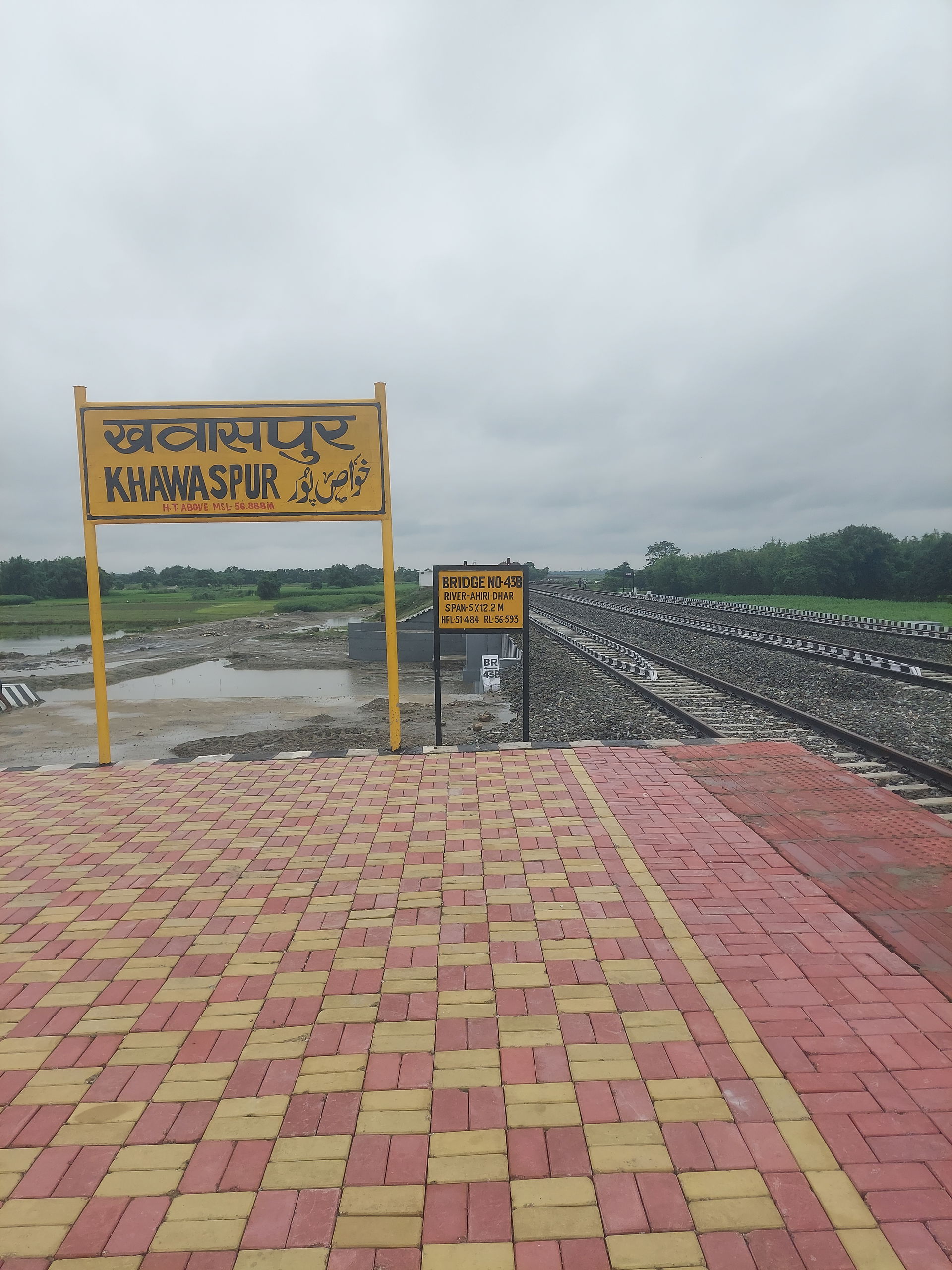 Khawaspur Railway Station is located on the Araria-Galgalia bro…