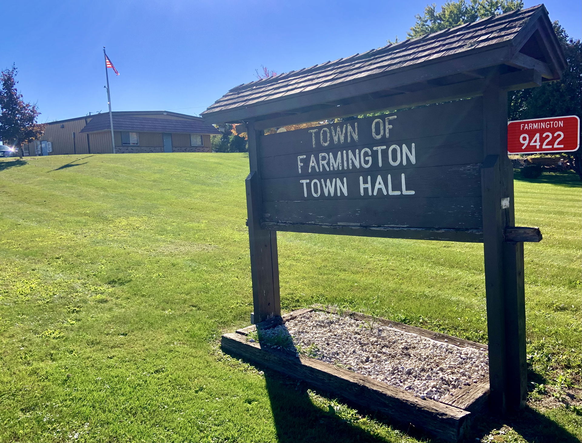 Farmington Town Hall in Washington County, Wisconsin