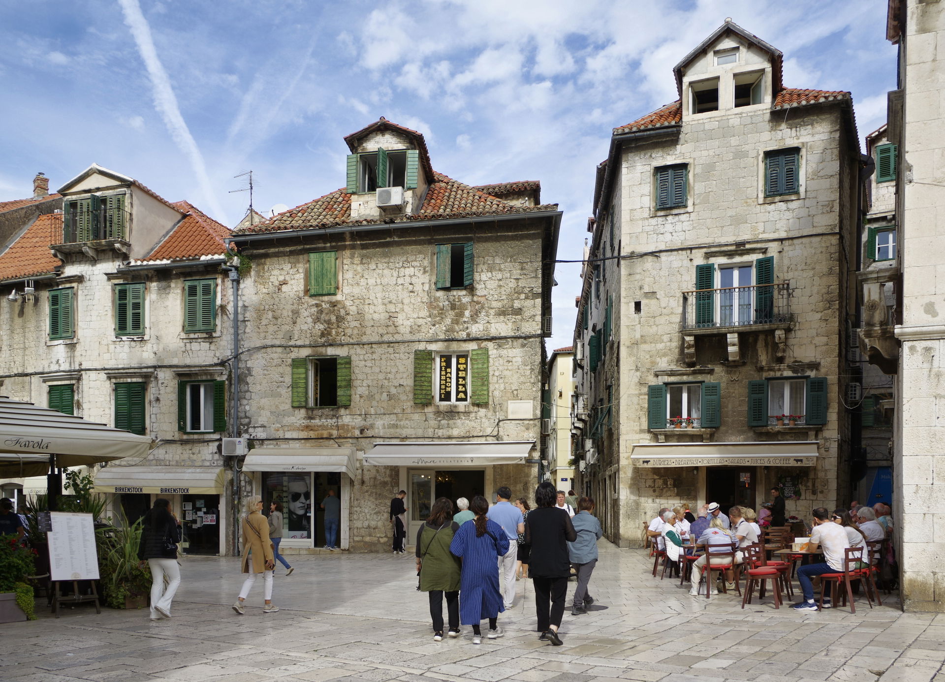 Croatia, Split, Building at  Trg Braće Radić