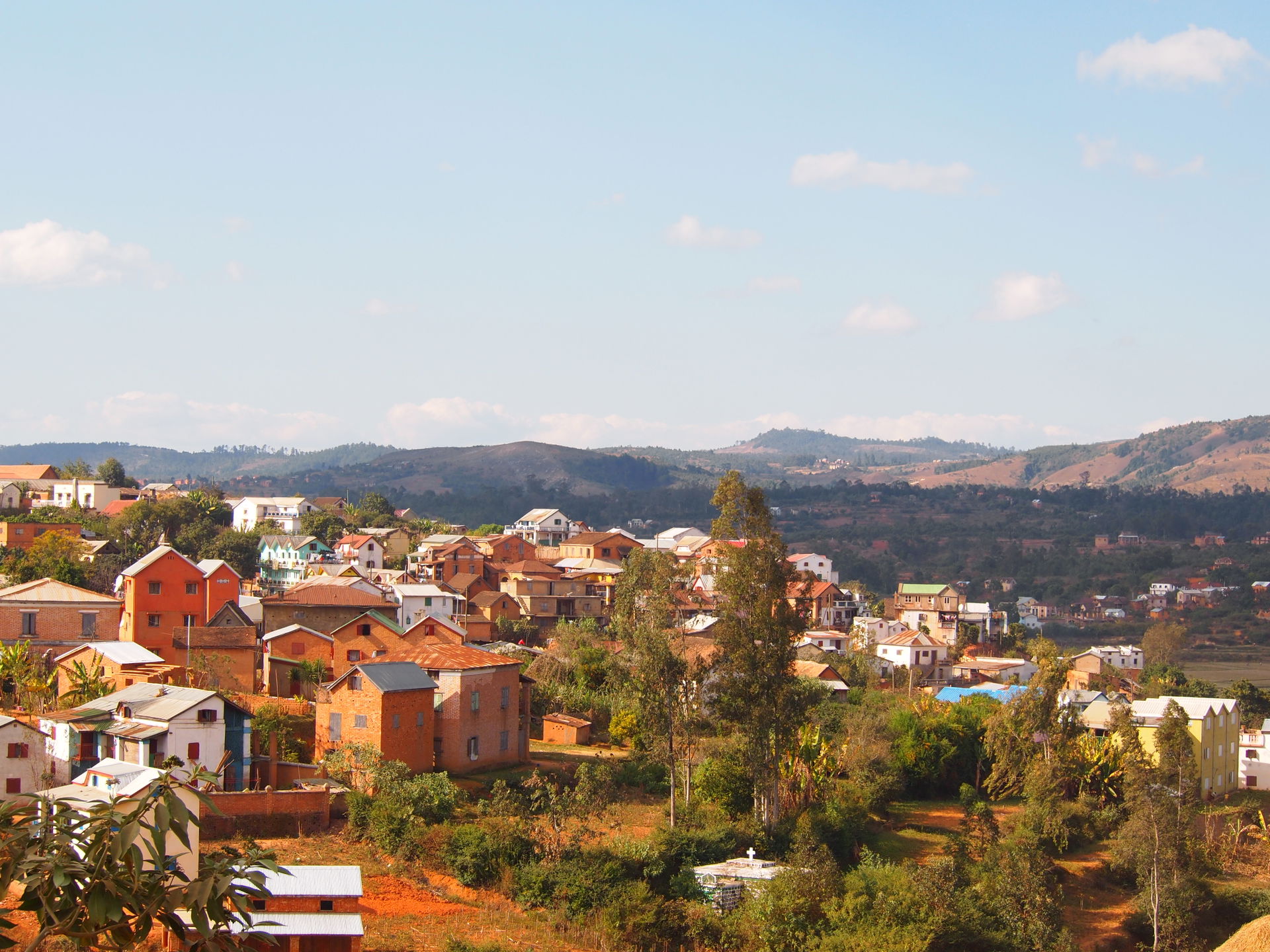 view of ambositra, Madagascar