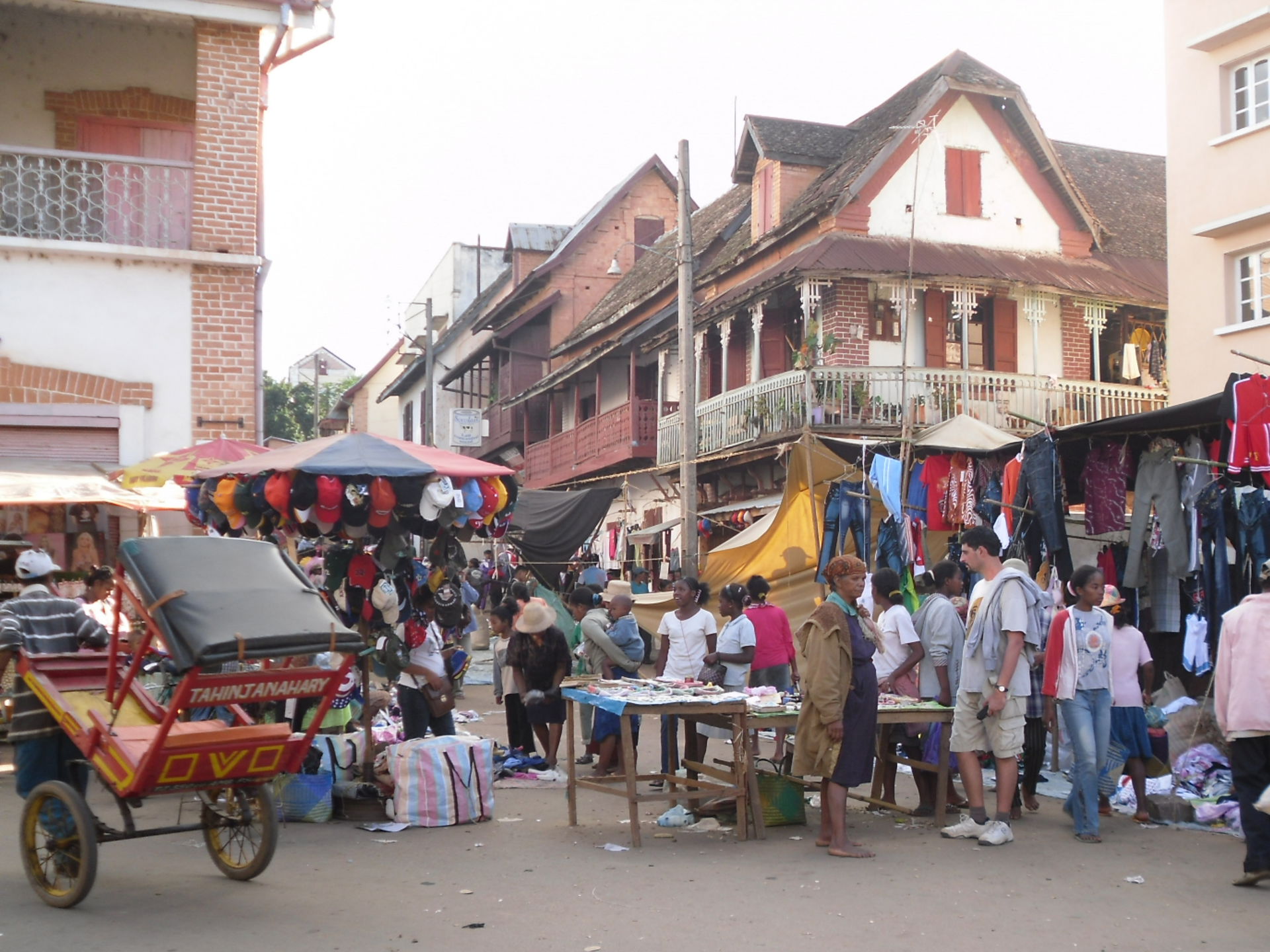 Ambositra market in center town