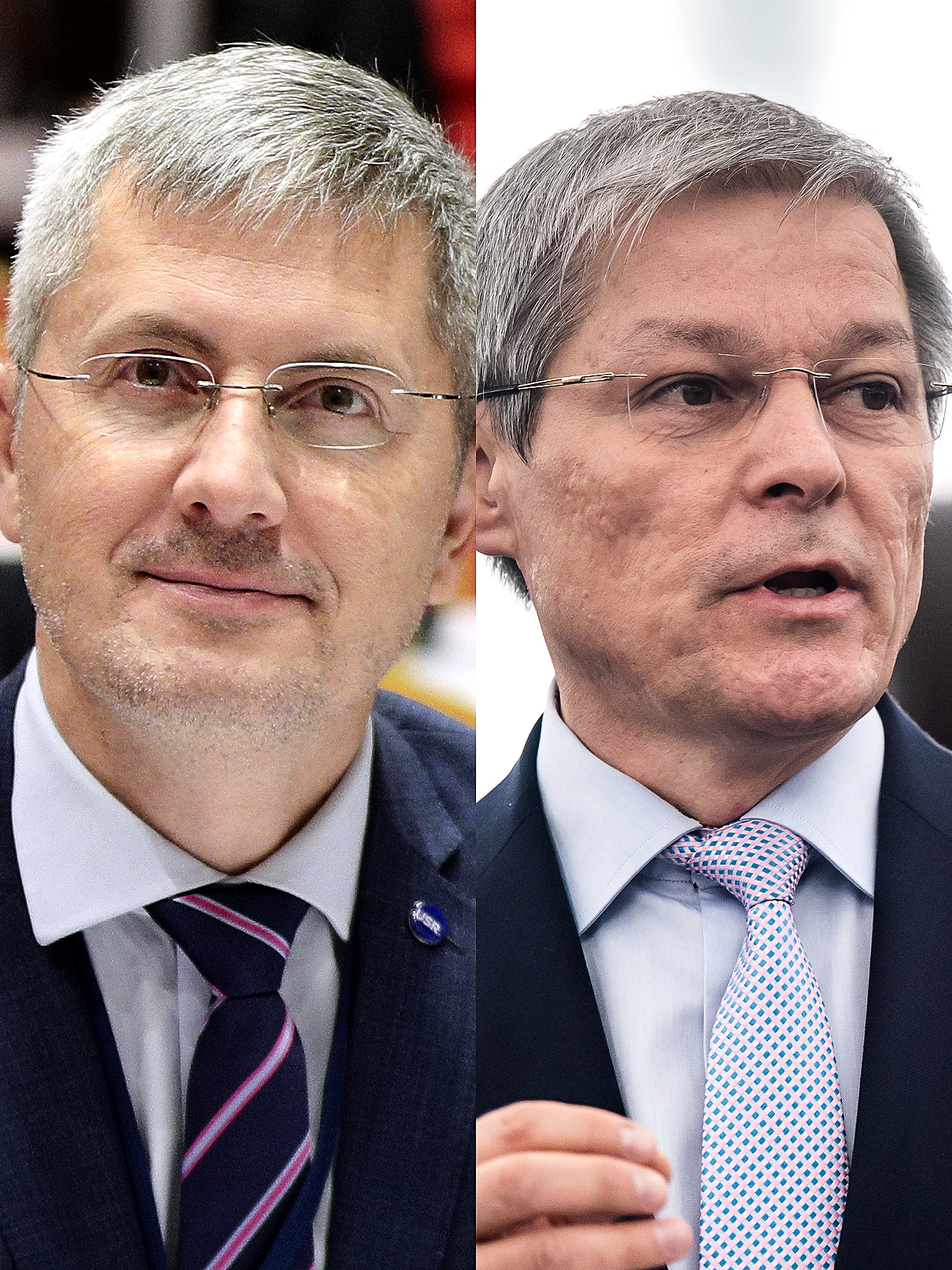 Dan Barna (USR) and Dacian Cioloș (PLUS)