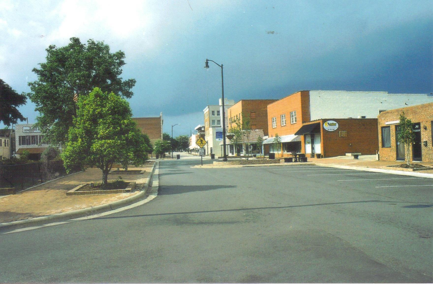The square in Lumberton