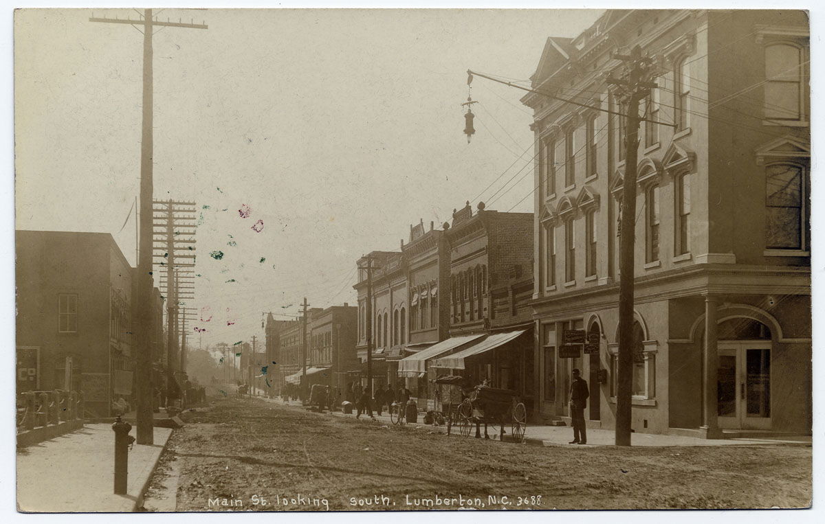 Main Street in Lumberton, 1908