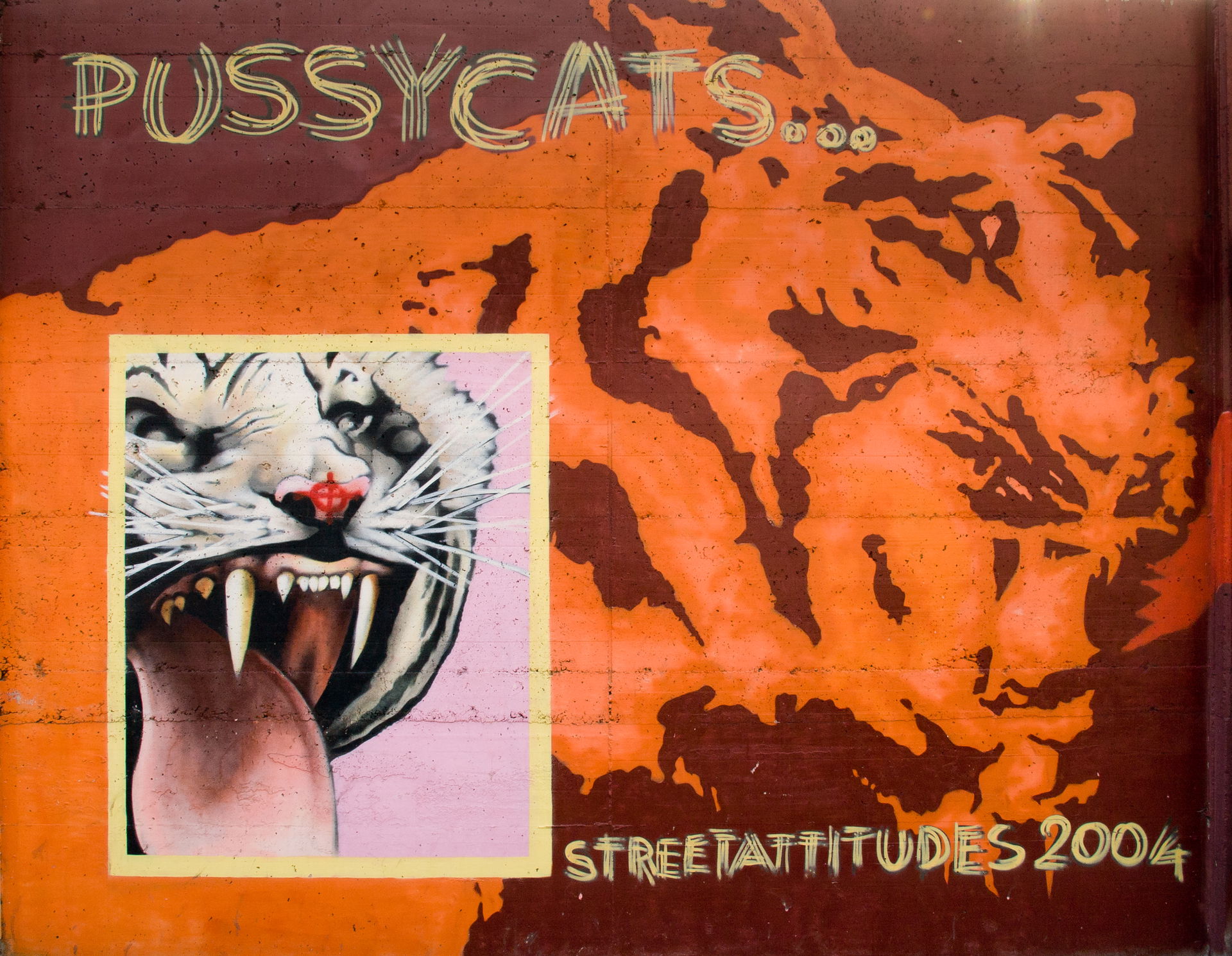 Graffiti in the industrial area of Bolzano