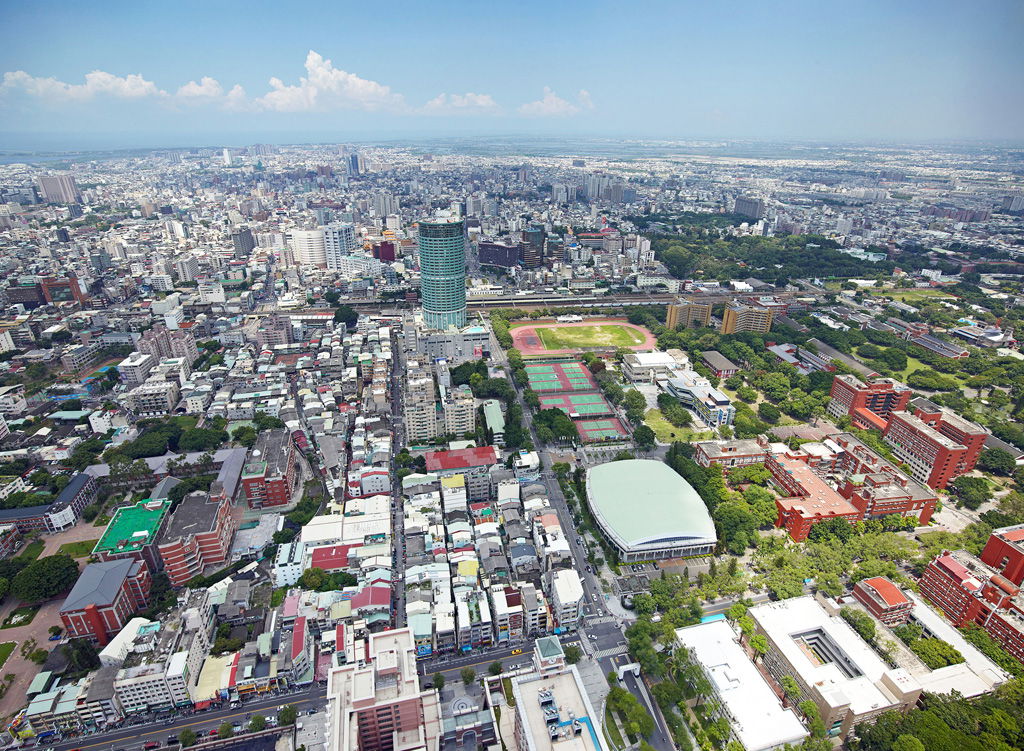 Downtown Tainan in 2012.