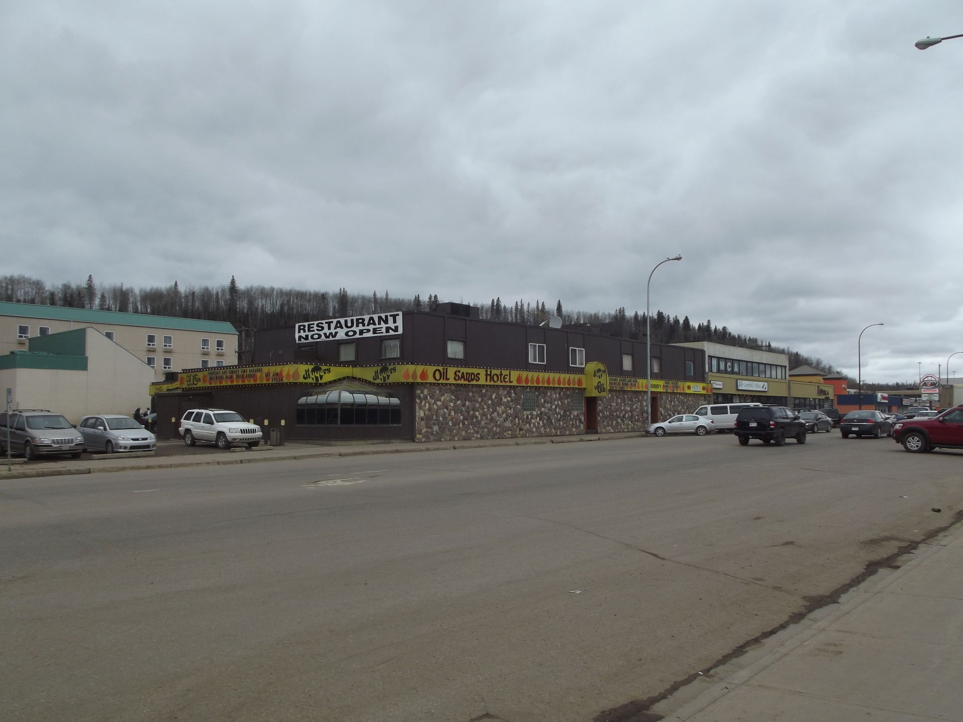 Oilcan bar downtown Fort McMurray