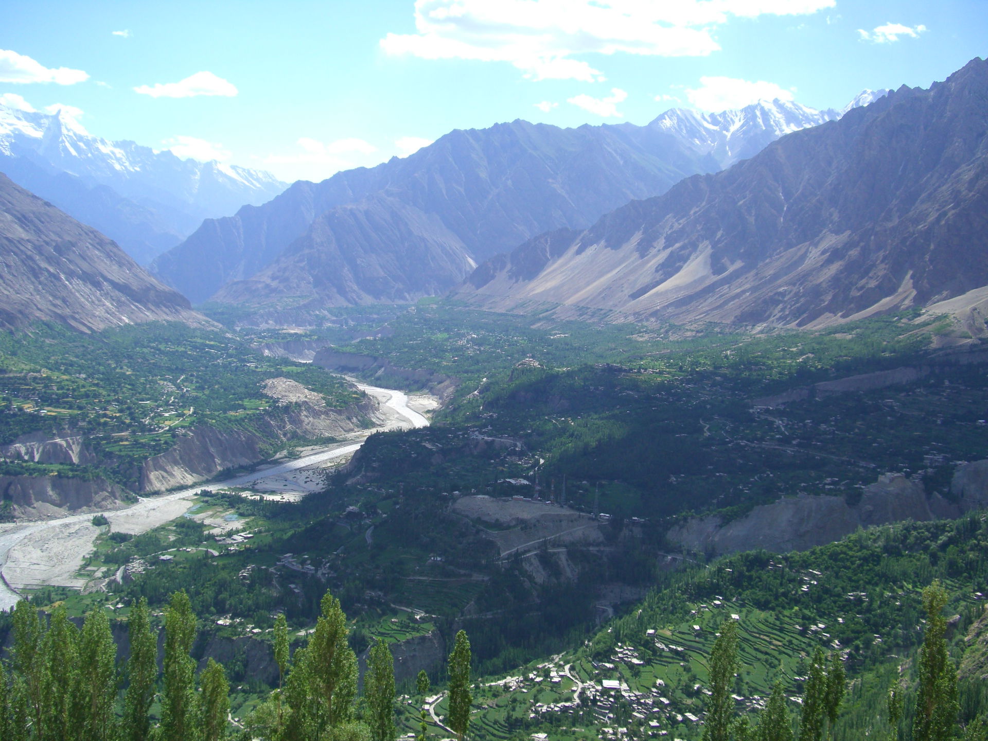 Picture of Hunza Valley from Eagle Point
