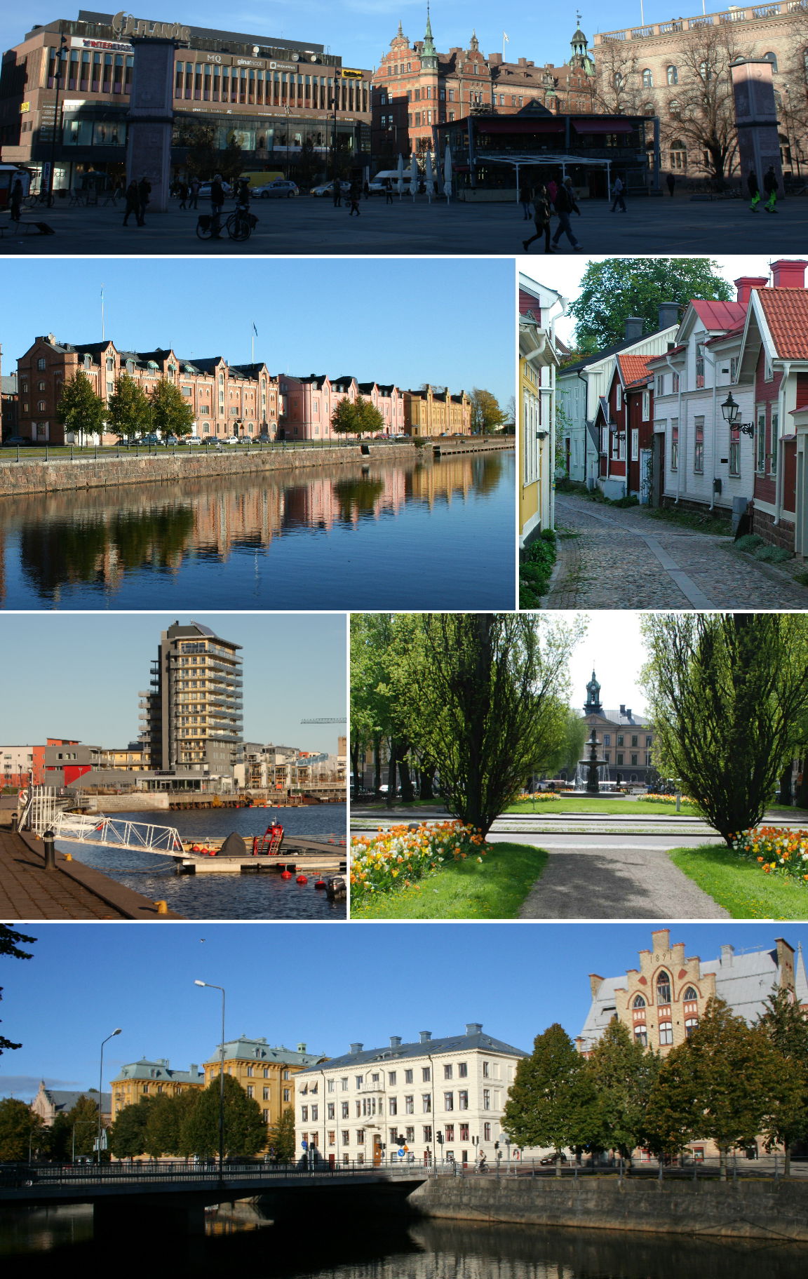 Montage of Gävle, Sweden. Pictures mostly taken in 2013.