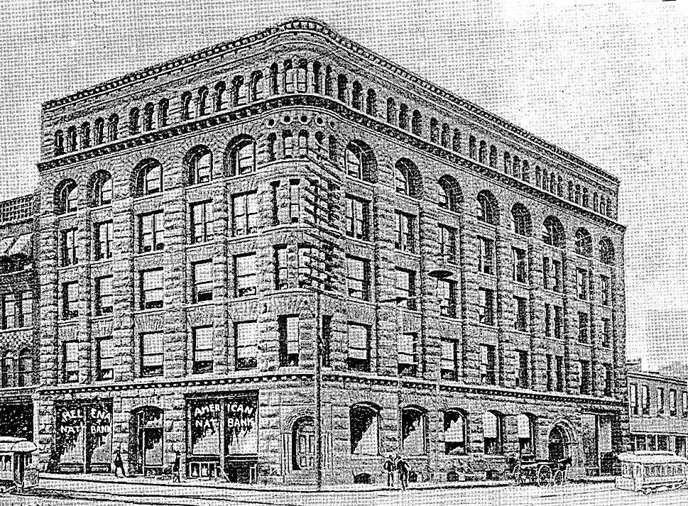 1891 image of Power Building, now known as the Power Block, in …