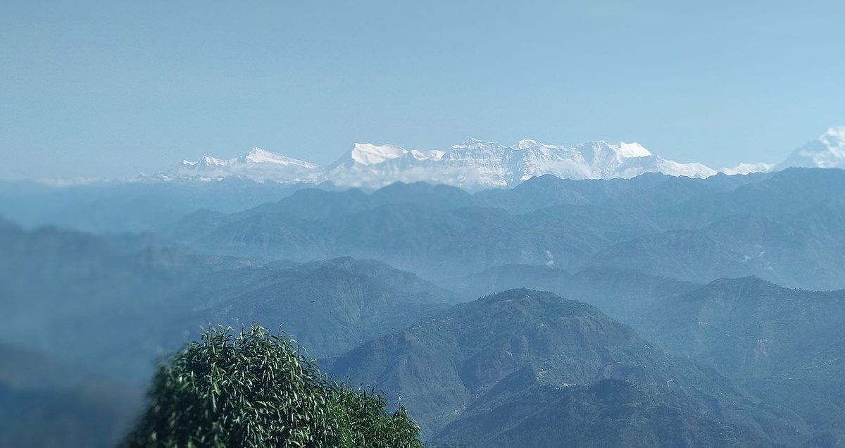 Gulmi District - Blick auf den Himalaya