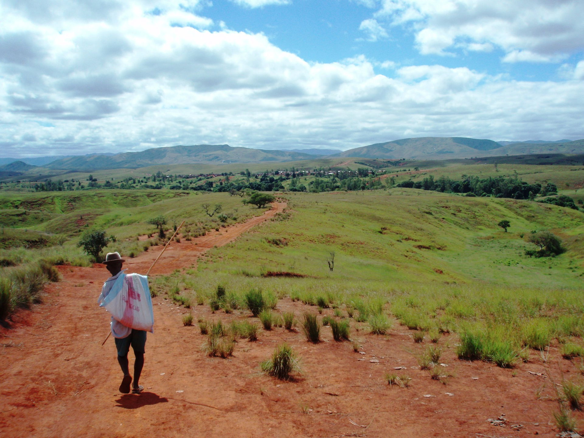 Andilamena District, view in SW direction, in the distance the …