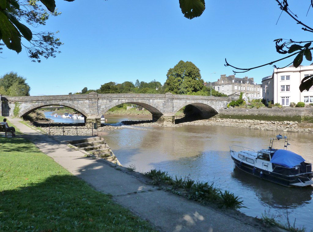 Bridge over the River Dart, Totnes, Devon