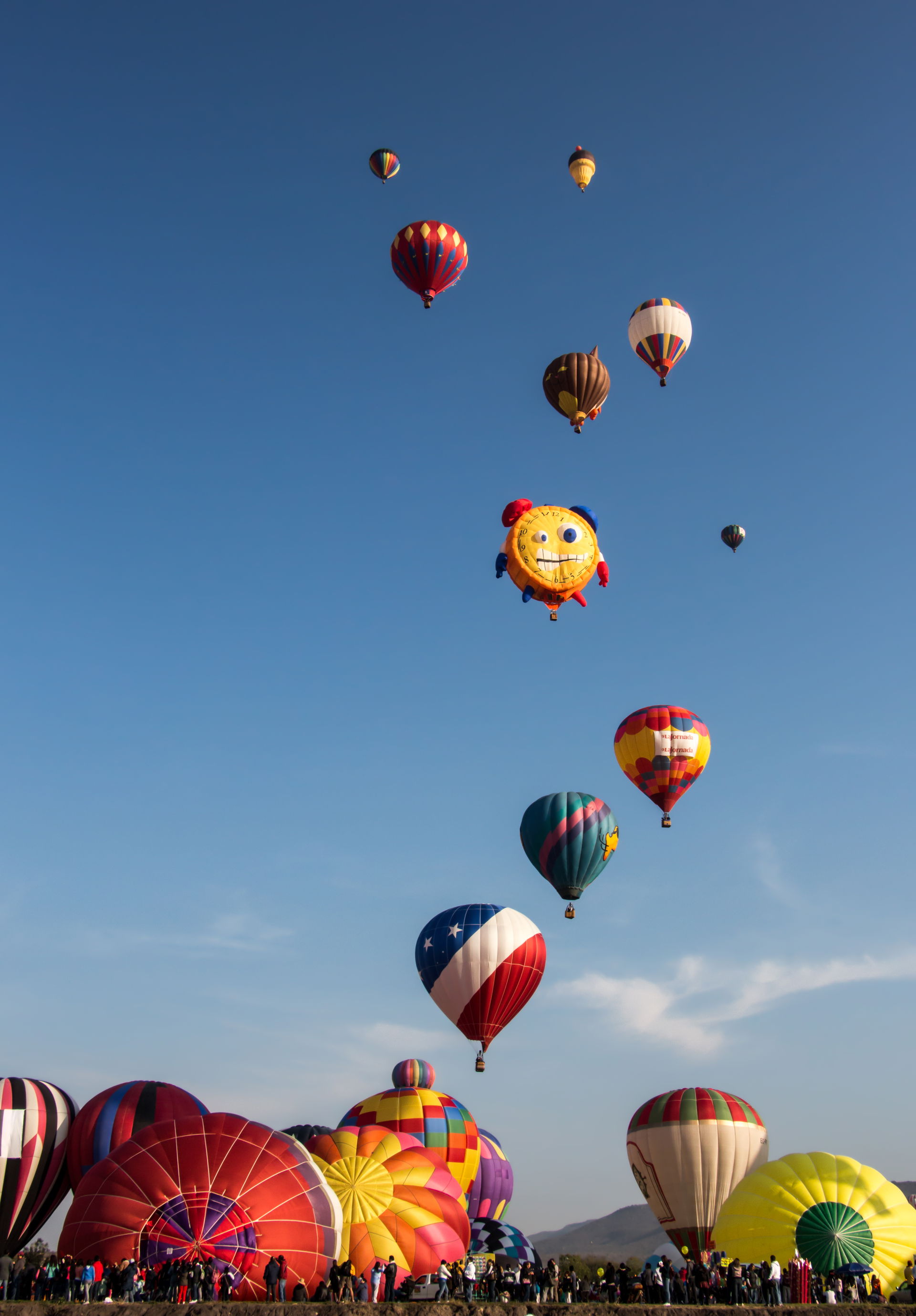 International hot air balloon festival in Leon Guanajuato, Mexi…