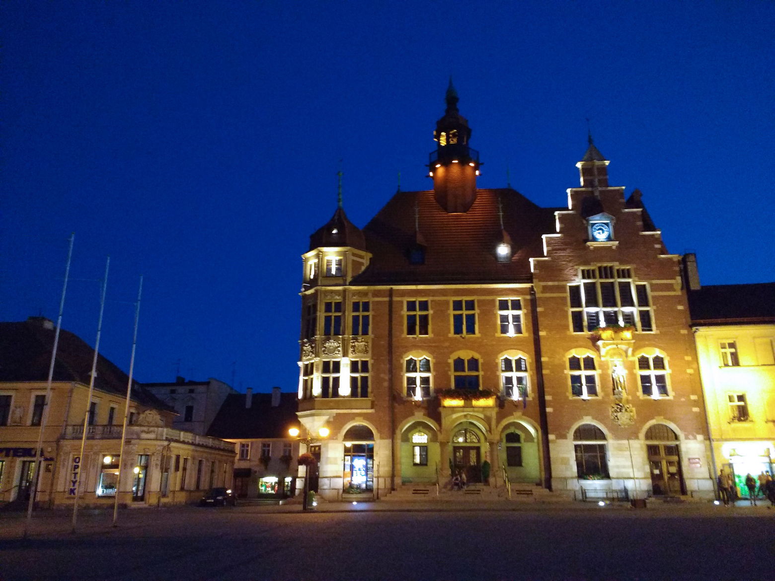 Town hall building at Rynek square in Tarnowskie Góry, Poland. …