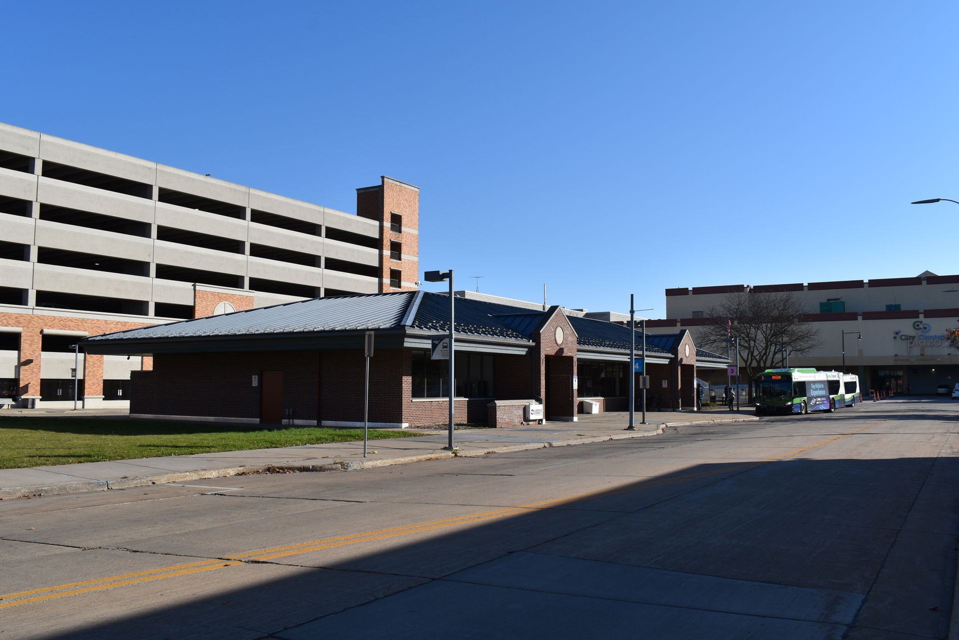 The Appleton, WI transit center, which serves Valley Transit an…