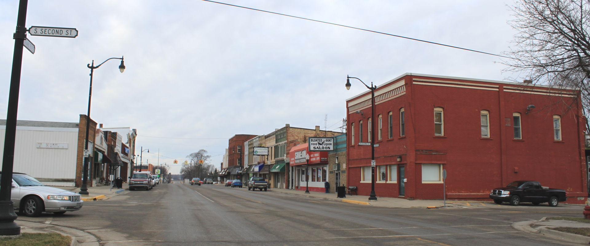 Downtown Fowlerville Michigan, East Grand River Avenue at South…