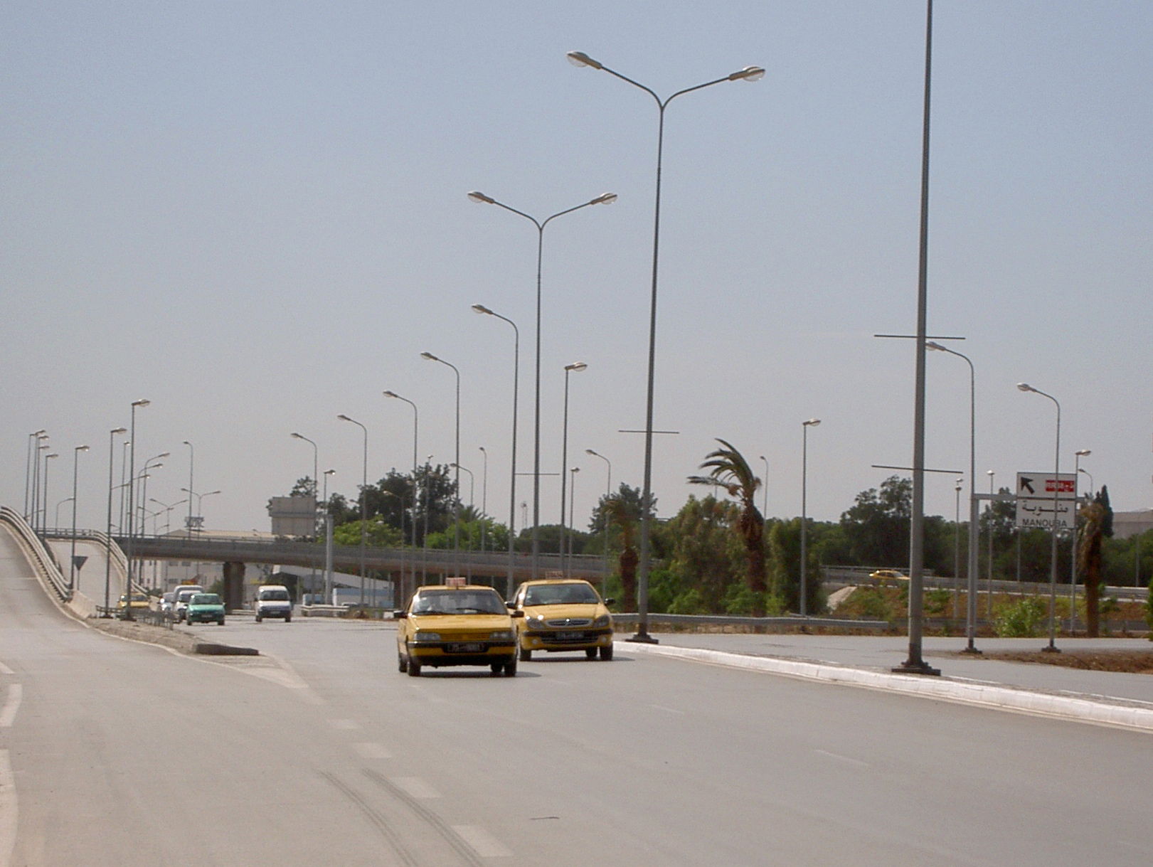 Manouba Entrance from Tunis, Tunisia