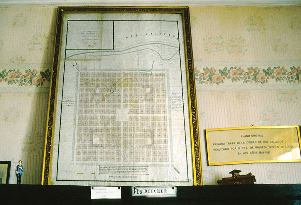 Plan of the initial town layout. Río Gallegos, Santa Cruz, Arge…