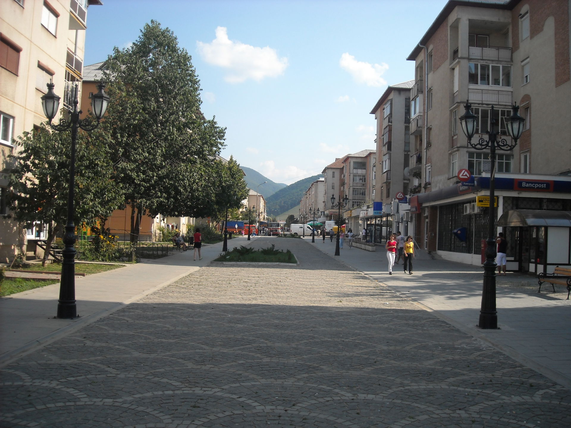 centre of Cugir, Romania