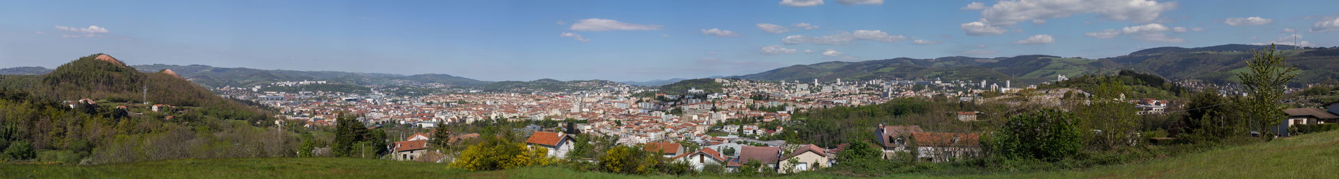 180° Panoramic made from Boulevard Deschanel, west of Saint-Eti…