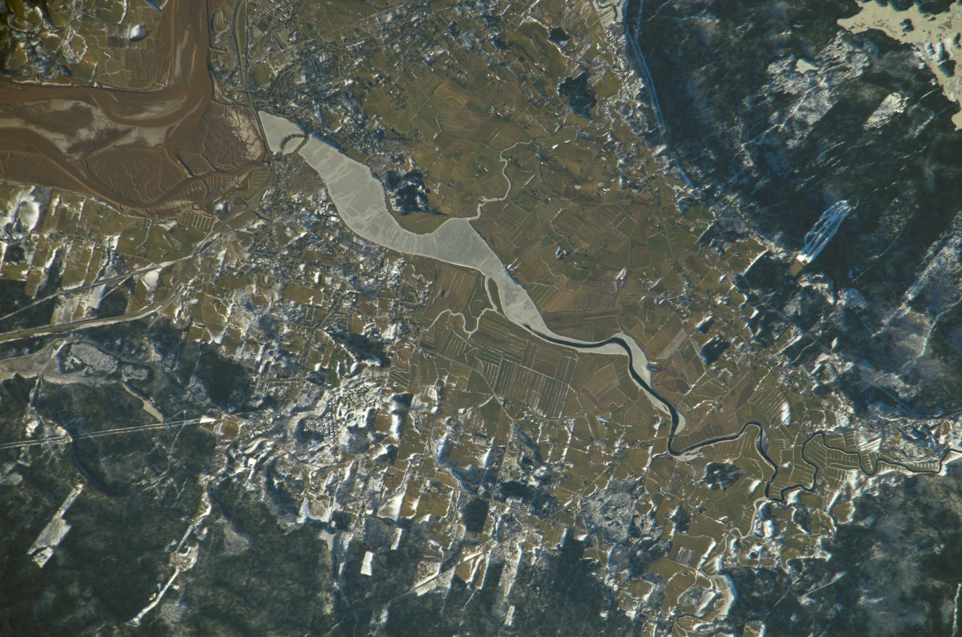 View of Nova Scotia taken during ISS Expedition 16.