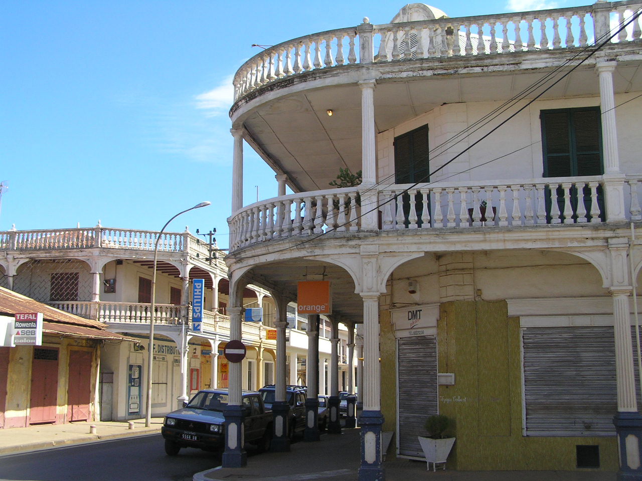 Downtown Antsiranana (Diego-Suarez), largest town in the northe…