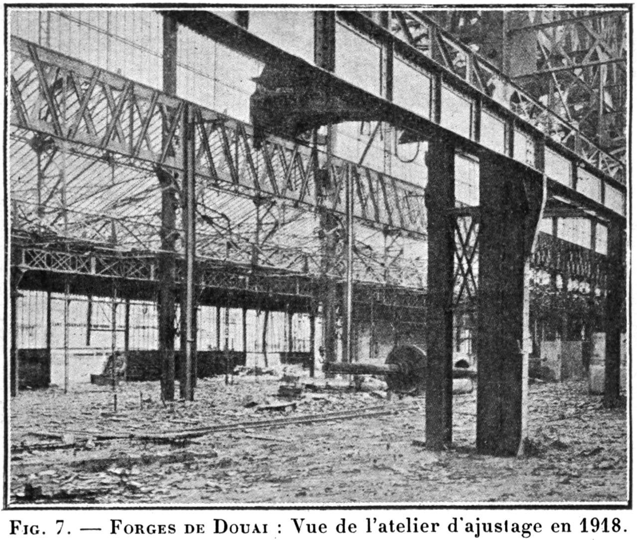 Summary of the destruction of French metallurgical plants durin…