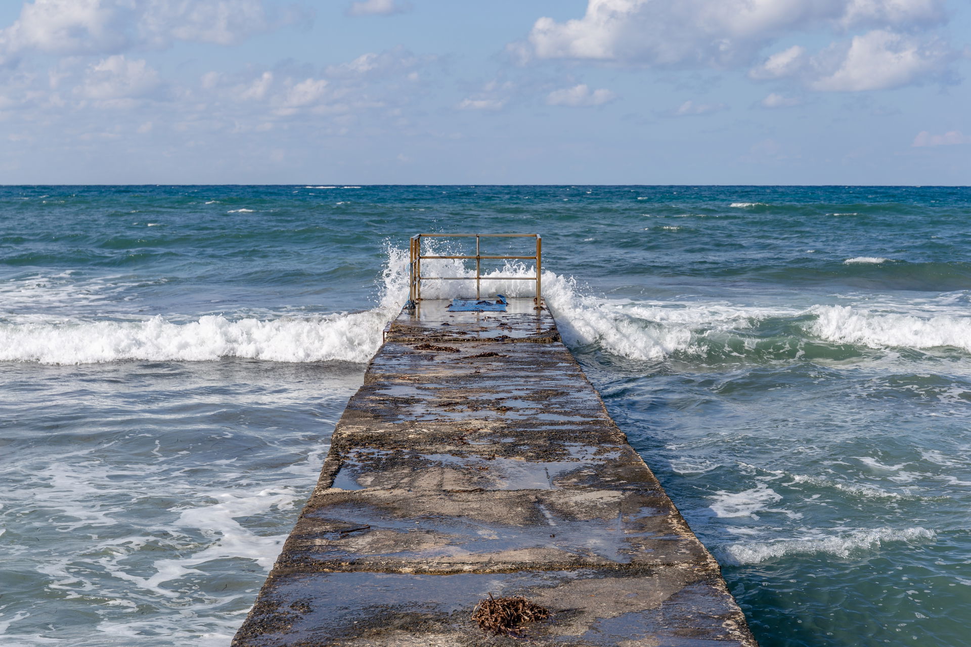A pier in Paphos, Cyprus
