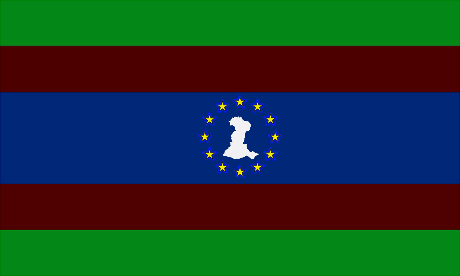 Bandera del municipio de Sébaco, Nicaragua. sus colores Verde; …