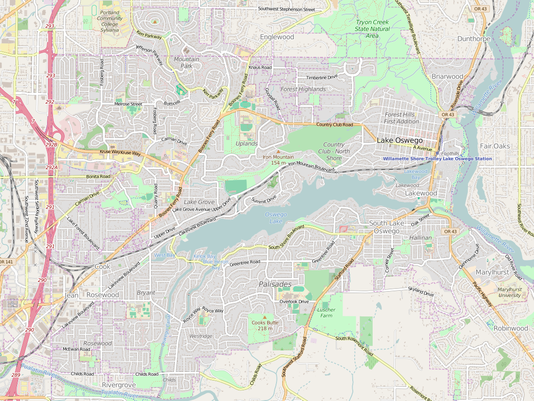 Map of Lake Oswego Oregon.This map of Lake_Oswego_OR was create…