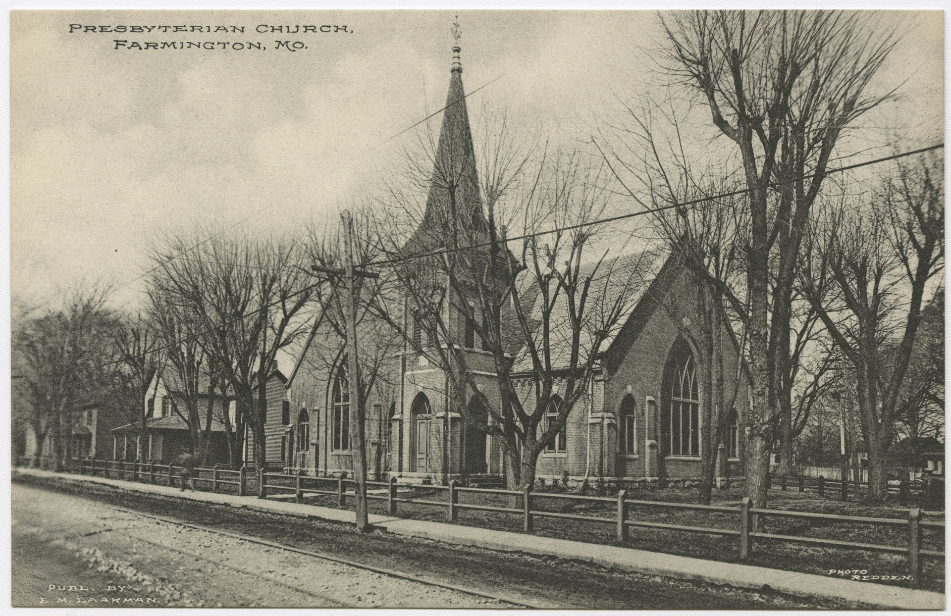 Presbyterian Church in Farmington, Missouri from a pre-1923 pos…