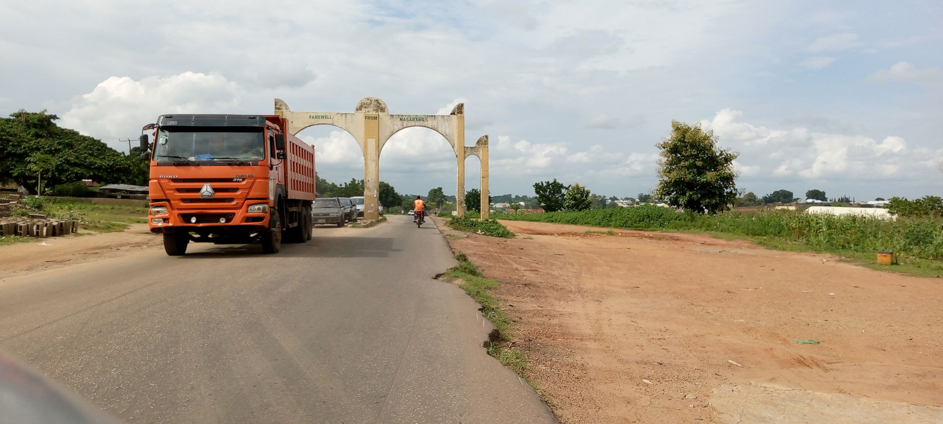 Welcome to Nasarawa main entrance, Nasarawa State, Nigeria