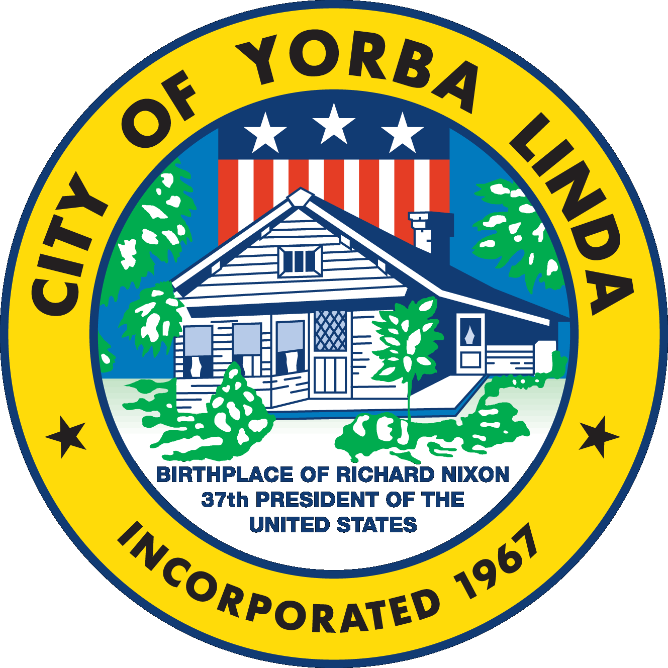 City Seal of Yorba Linda, California.