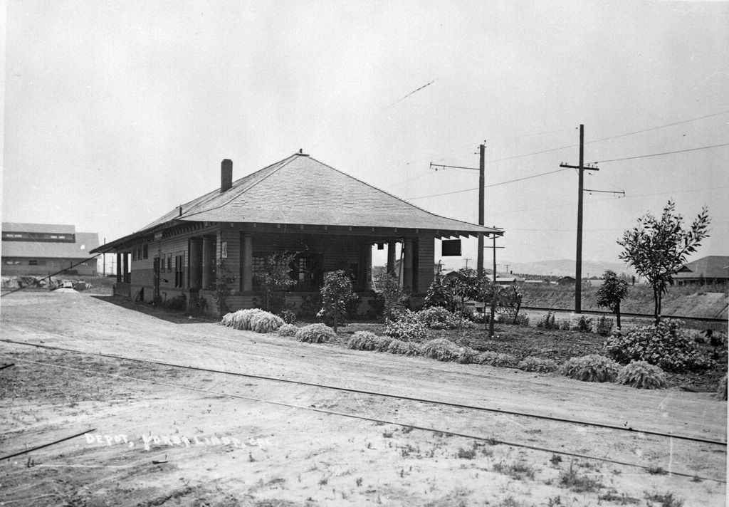 Pacific Electric Railway Depot located at Imperial Hwy and Lemo…