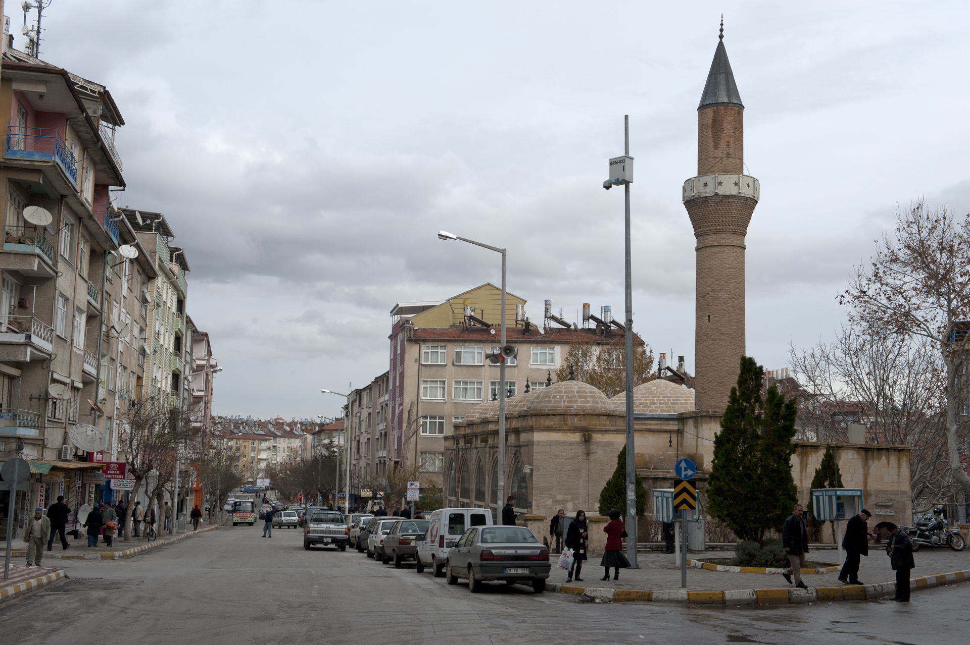 The Yunus Emre Camisi, 1349, the oldest building in town, from …