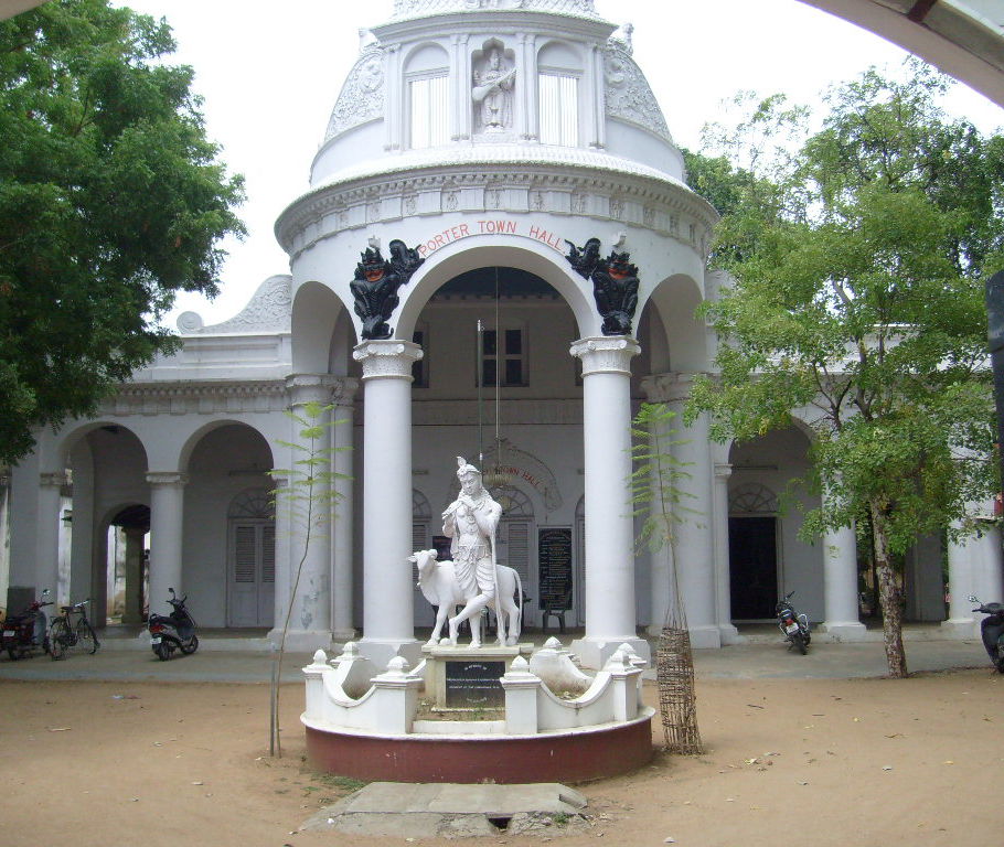 Porter Town Hall, Kumbakonam (estd. 1883) and named after Willi…