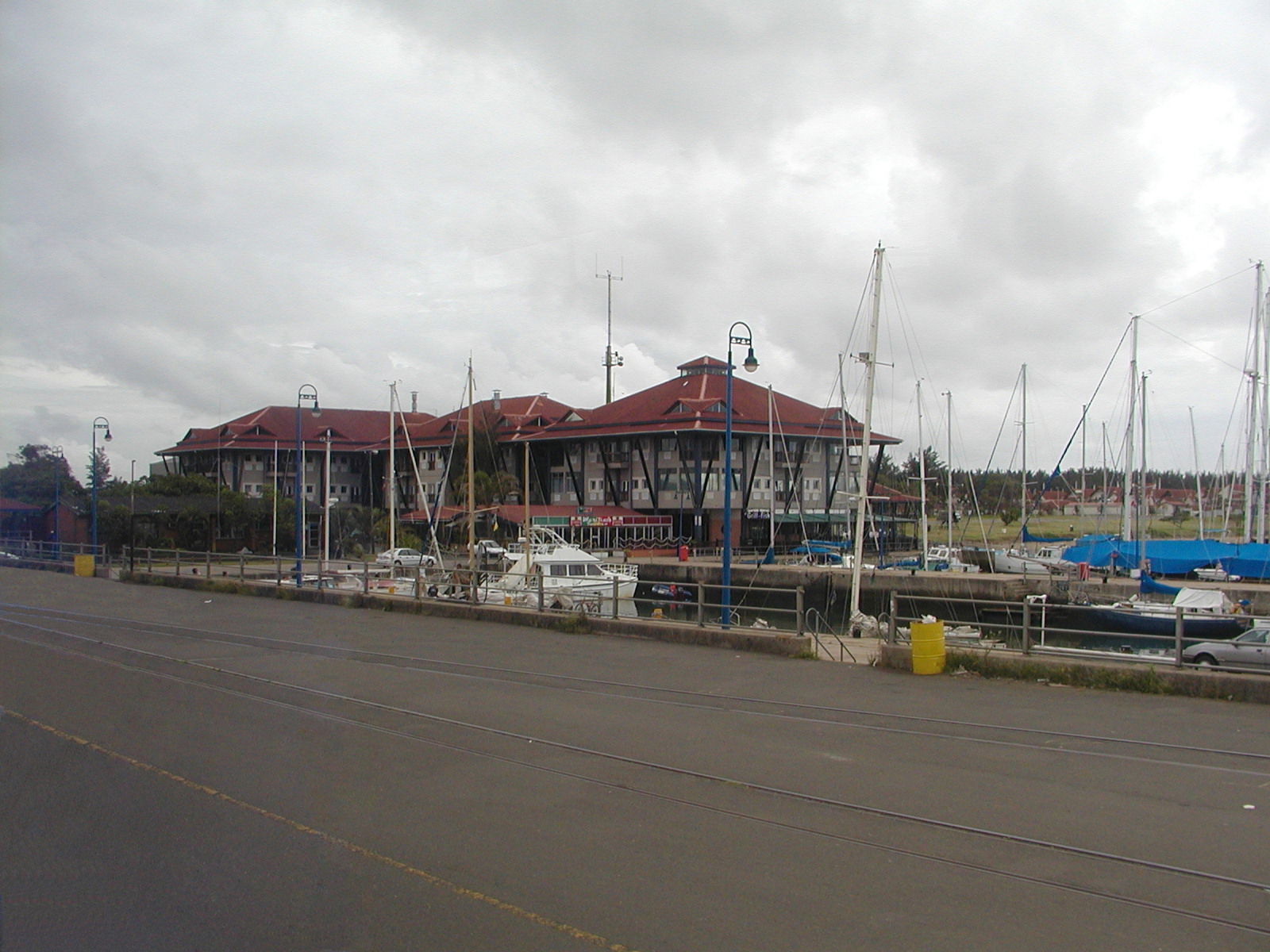 Small craft harbour at Richards Bay, South Africa. The wide tar…